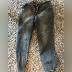 Distressed black Judy blue jeans